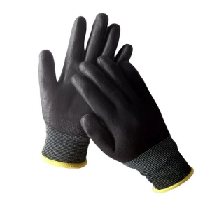 Factory Hot Selling PU Anti-Static Non-slip Nylon Electronic Working Gloves