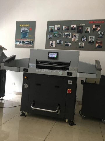Factory Hydraulic Guillotine Paper Cutter, 80mm Cutting Height Automatic Paper Cutting Machine Price