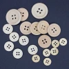 Factory price 4-Holes Button  hot sale plastic / resin button  good quality shirt button