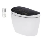 Factory price black color bathrooms intelligent bidet toilet seat