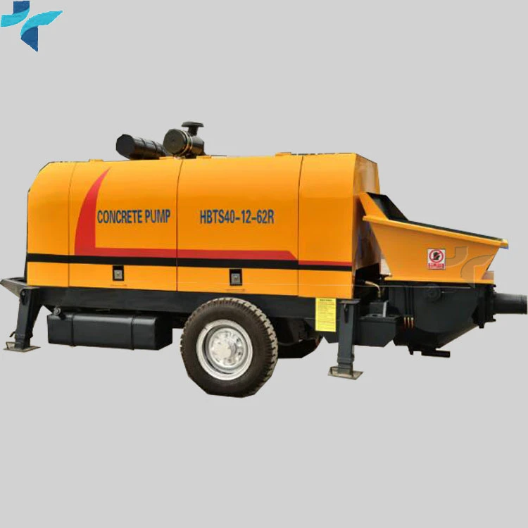 Factory Price Diesel Mobile Small Concrete Pump With Mixer Machine