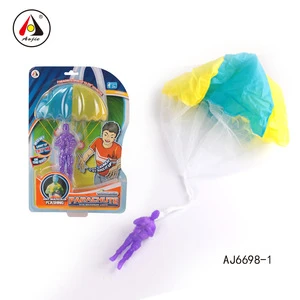 Factory Promotion light up toy mini plastic toy parachute toy