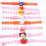 Factory Silicone Extension Hook children Gear Adjustable Anti-Slip Ear Hook Grips Reusable  Buckle Ear Rope cord lock stopper