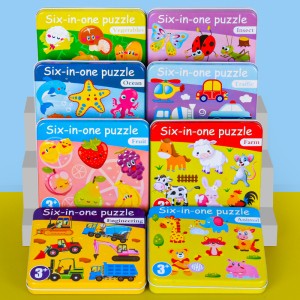 Factory Supply 100% Eco-friendly  Puzzle Games  Jigsaw Puzzle for Children&#39;s Learning Toys