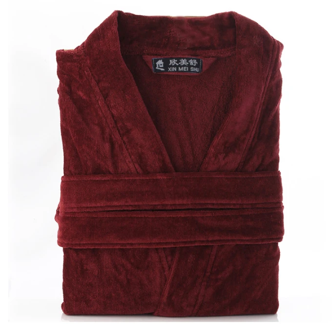 factory wholesale black mens cotton bathrobes