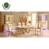 Factory wholesale dining room furniture set with dining cabinet
