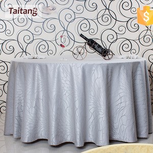 Fancy Polyester Waterproof 72"/90"/108"/120"/132" Round Pintuck Table Cloth