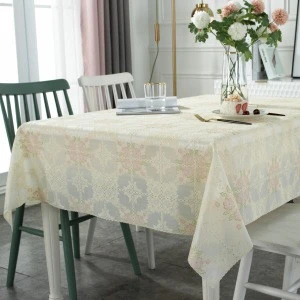 fancy wedding independent pvc tablecloth in roll for home decoration