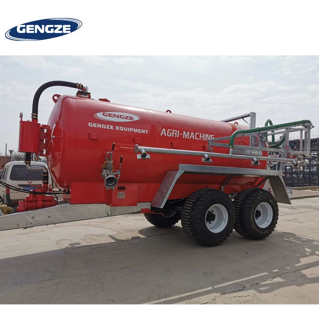 Farm Tow Behind Poultry Liquid Manure Spreading Machines Slurry Manure Processing Spreaders