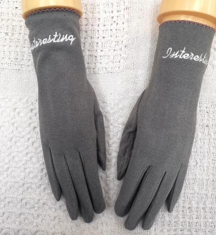 Fashion and comfortable single thin spring touch screen custom bicycle gloves made in China