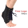 Fashion Breathable Neoprene Ankle Supports Injuries drop foot splint with shoelaces