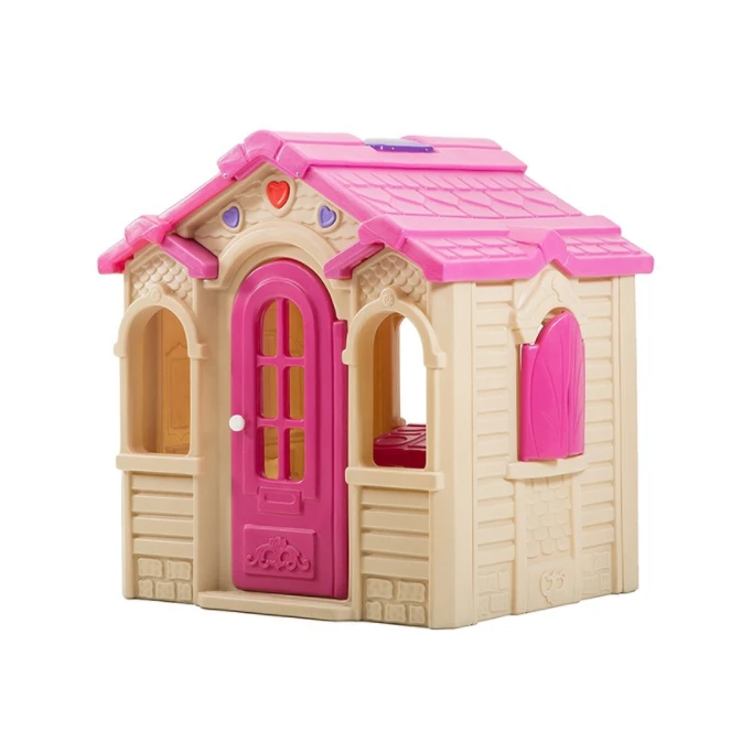 Fashion chocolate playhouse plastic girl play house indoor playground outdoor boy game house