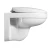Import Fashion design sanitary wares water closet commode one piece ceramic wall hung toilet from China