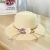 Import Fashion Flower Lace Ribbon Wide Brim Summer Beach Sun Protective Straw Hats from China