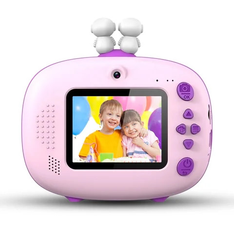 Fashion Kids Digital Camera Instant Print   Camera for Boys & Girls Christmas Birthday Gift Toy Camera