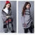 Import fashion poncho with tassels  pashmina personalized scarf shawl winter  blend stripe woven sleeve warm cashmere shawl from China