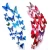 Fashion style wedding wall sticker decoration supplies in guangzhou 3 D butterfly magnet for wall decor curtain decoration