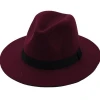 Fedora Hat Men Women Woolen Winter Women Felt Hats Men Fashion Hat