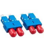 Fiber Optic Adapter SC/UPC Male to ST/UPC Female Duplex Hybrid Fiber Optic Adapter SC Male ST Female