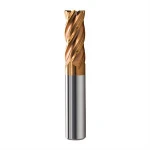 Flat Milling Tool,Cemtend Carbide 4 Flute Square Milling Cutter