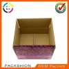 Flat Packed Glossy Shipping Box Wholesale,Carton Box with Customized Logo