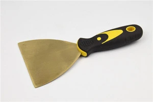 flat triangle non sparking putty knife made from cangzhou deantools,with high quality