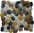 Import Floor decorative natural landscaping stone polished color pebbles from China