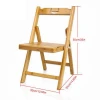 Folding Bamboo Restaurant Banquet Chair Classroom  Chair For Children