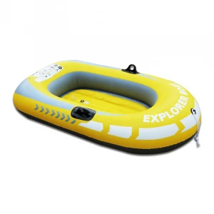Folding Durable 1 Person Single Water Rescue Inflatable Boat With Paddle Oar Rowing Boats for Sale