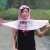 Import Folding PVC Rain Hat UFO Shaped Rain gear Rain Hats from China