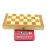 Import Folding Wood Magnetic Chess Board Travel Chess set for Portable Chess Game from China