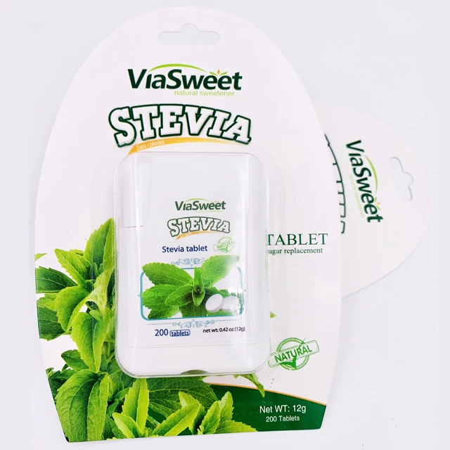 Food beverages pure natural stevia sweetener tablets dispenser in bulk