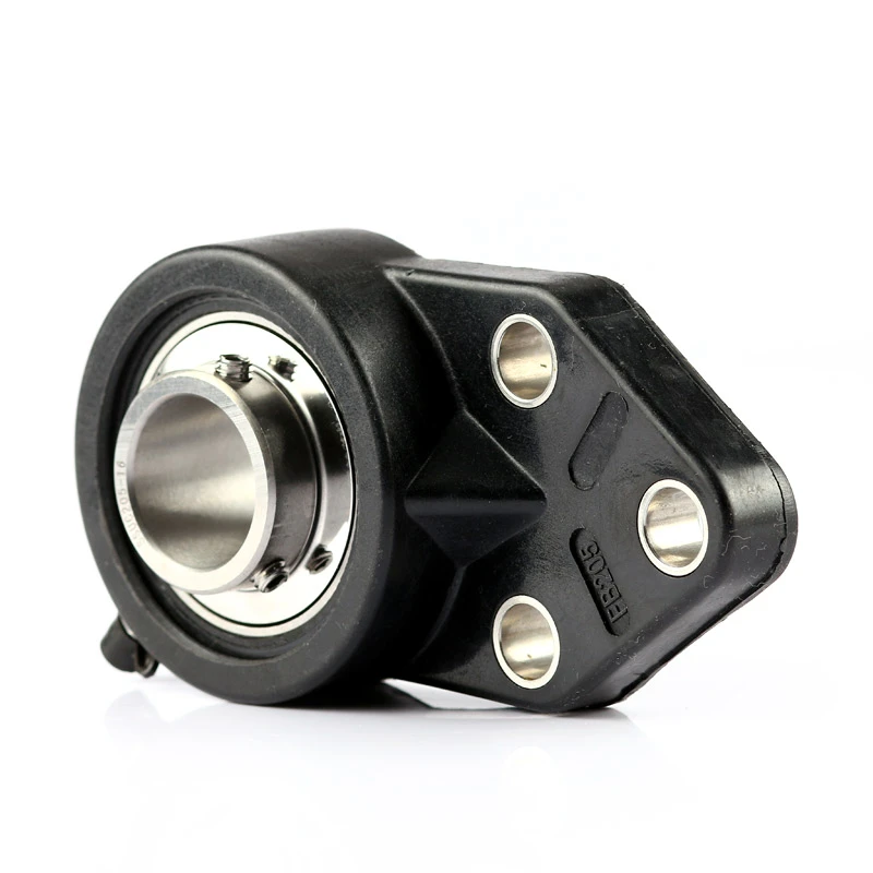 food-grade 25mm bore withe black plastic pom Mounted Ball Bearings Rolling SUCFB205 SUC205 FB205