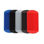 Food Grade Silicone Ice Cube Maker Small Ice Cube Mold Tray Square Shape 160 Grids