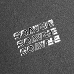 Free Design Custom Waterproof Silver Logo Plate Transparent Nickel Adhesive Metal Label