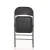 Import FREE SAMPLE Vinyl Folding Chair Black garden event party used cheap metal folding chair wedding chair from China
