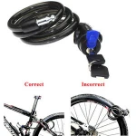 FTIIER Bicycle lock bike cable road bike bike mountain anti - theft chain Cable lock wire lock