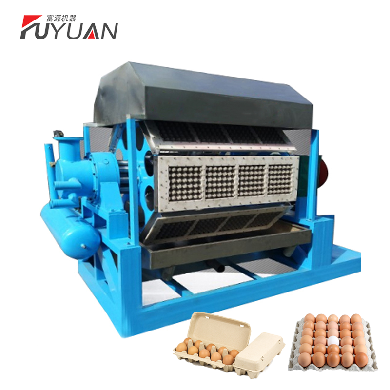 Full Automatic Paper Pulp Moulding Making Machine For Egg Tray Carton