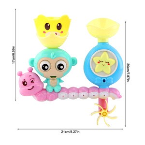 Function Watering Bath Toys For Children Kids Toy Multi  Rotating Eyes Star Animal Summer pool swimming game for Kids Baby Gift