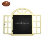 garden city European retro modern fashion windows house shape blackboard