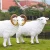 Import garden decoration animatronic life size fiberglass sheep from China