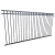 Import Garden Or House Dedicated Safety And Hige Quailty Horizontal Aluminum Fence Panel from China