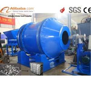 gas / oil fired furnace for metal scrap furnace ingot casting machine long service life rotary furnace