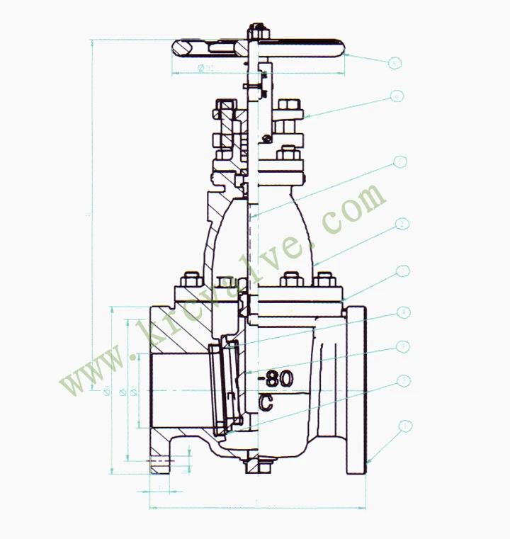 Buy Gate Valve Cast Iron Jis F7363 from Qingdao Ke Rui Chuang Valve Co ...