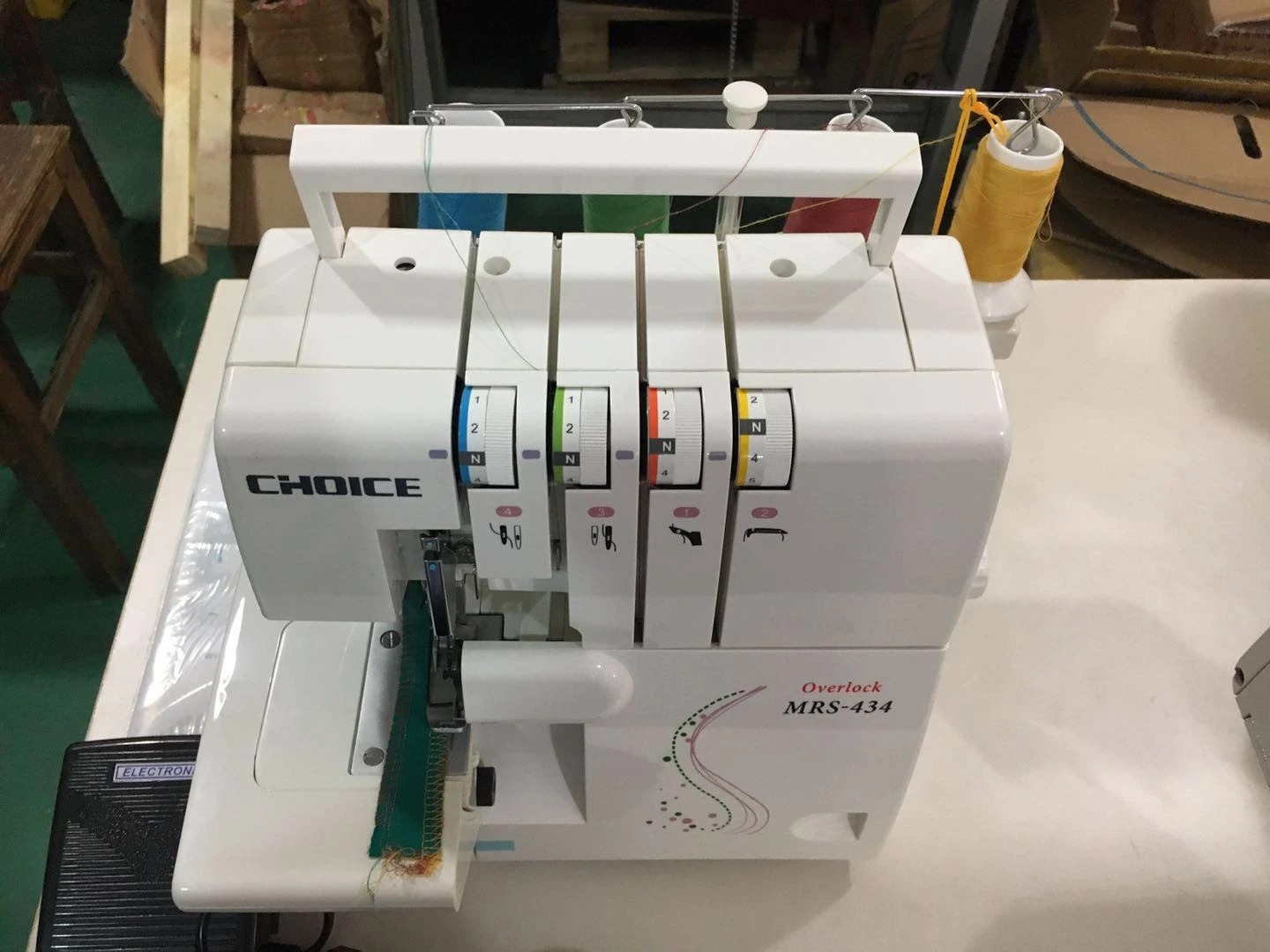 GC434 Hot selling  mutli-function domestic household overlock sewing machine
