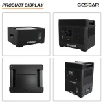 GCSOAR Lifepo4 Lithium Battery Power Bank Stations Smart APP Lifepo4 Sustainable 2048wh Portable Power Station