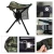 Import Geertop  small portable lightweight steel 360 degree rotation folding camping beach outdoor stool fishing chair from China
