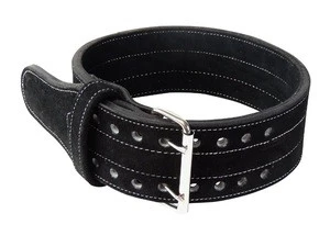 Genuine Leather, Power Heavy Duty Weight Lifting, Bodybuilding Belt S TO 2X