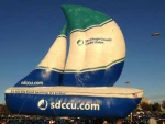 Giant inflatable boat,inflatable sailboat for advertising