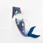 Glitter Fabric Gnome Mermaid Decor Festival Party Decoration Plush Elf Gifts Stuffed Mermaid Party Supplies